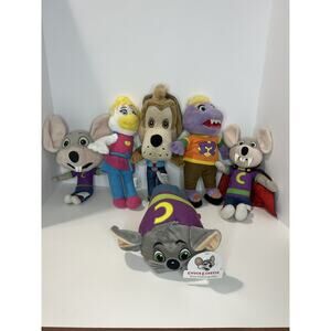 chuck e cheese Lot Of 6 Plush